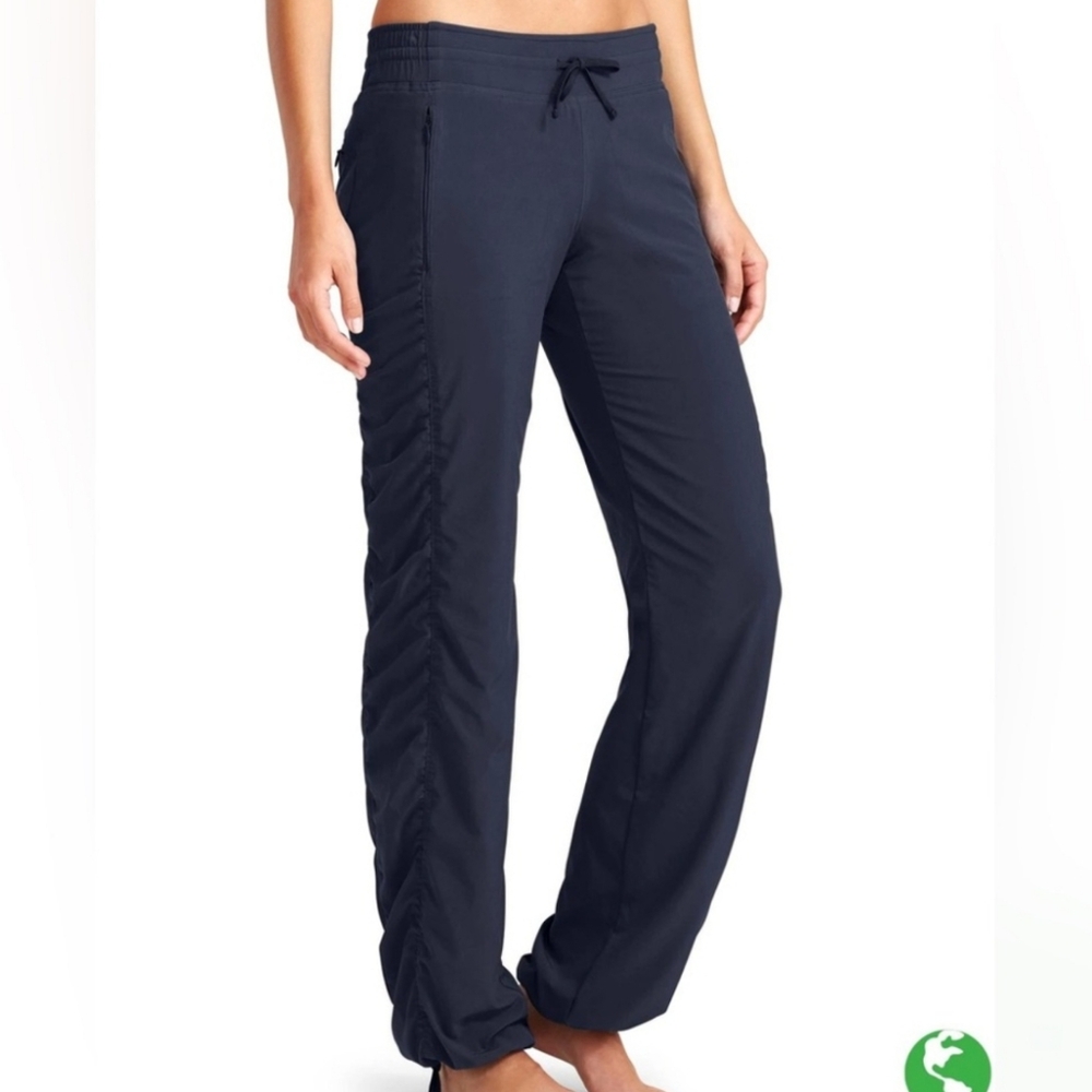 Athleta La Viva Navy Pants In Size 10